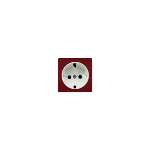  Обрамление розетки 2к+з,цвет red wine, бел. FEDE FD04335RW