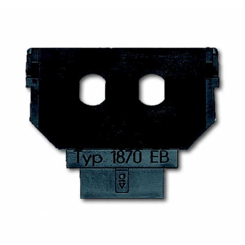  (1870 EB), Суппорт (цоколь) для 2-х разъёмов Simplex ST, ABB 1764-0-0216