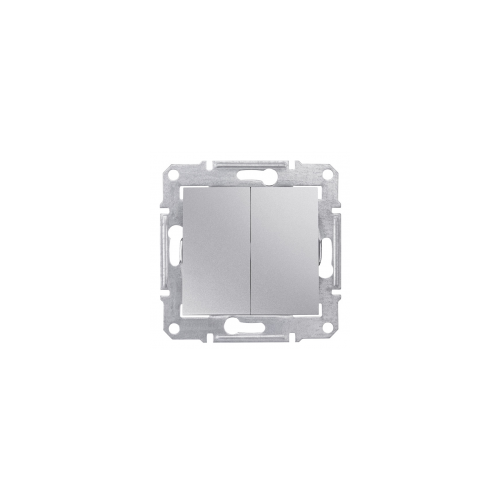  Выключатель 2-х клав IP44 алюминий Schneider Electric SDN0300460