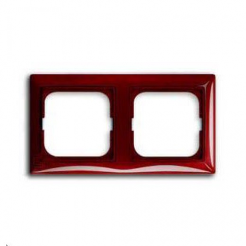  Рамка Basic 55 Foyer-red 2-постовая ABB 2512-97-507