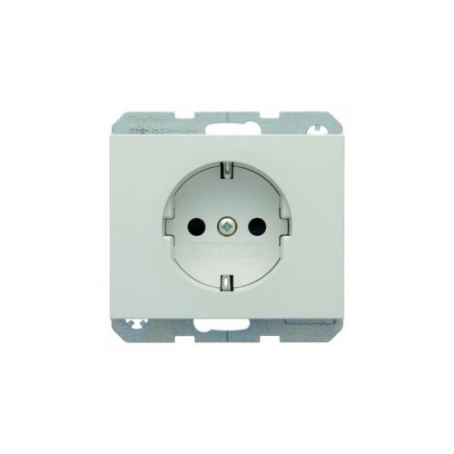  Штепсельная розетка SCHUKO цвет: полярная белизна, с блеском K.1 Berker 41357009