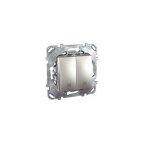  Выключатель для жалюзи алюминий Schneider Electric MGU5.208.30ZD
