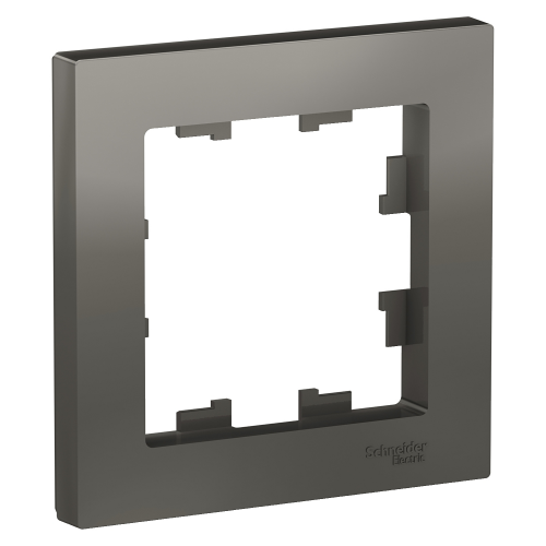  Рамка Atlasdesign Сталь 1-постовая Schneider Electric ATN000901