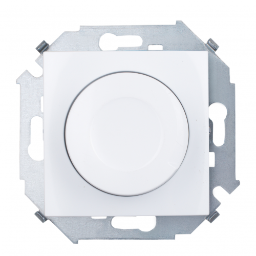  Регулятор напряжения поворотно-нажимной, 500Вт, 230В, винтовой зажим, белый Simon 15 1591311-030