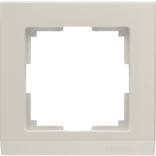  Рамка на 1 пост (слоновая кость) Stark Werkel a028941 WL04-Frame-01-ivory