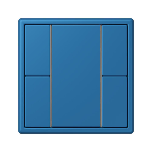  Les Couleurs® Le Corbusier KNX кнопочный модуль F 50 с двумя парами кнопок bleu ceruleen 31 Jung LC502TSA32030