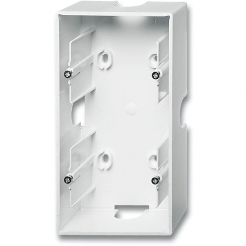  Коробка для открытого монтаж Basic 55 Альпийский белый 2-постовая ABB 1702-94-507