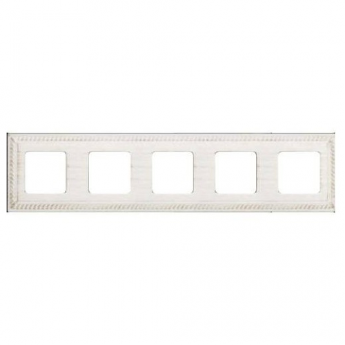  Рамка Provence White Decape 5-постовая Fede FD01235BD
