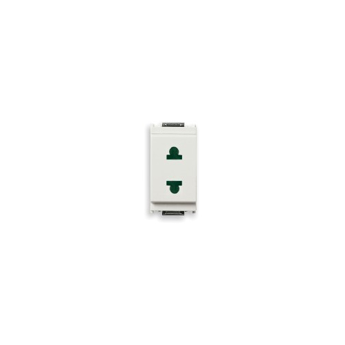  Розетка 2p 10a us + eu d4,8 белая Vimar Idea 16234.B