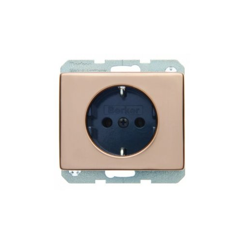  Штепсельная розетка SCHUKO Arsys медь Berker 47350007