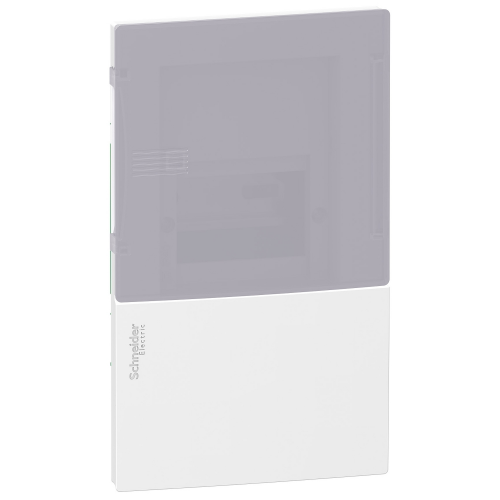  MINI PRAGMA щит встраив. с дымчатой дв. 1ряд/4мод,ip40,ik07,50а,2 клеммы,Италия, Schneider Electric MIP22104T