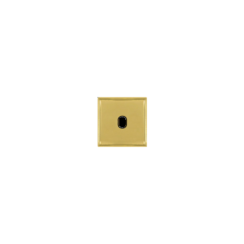  Монтаж. плата для выключателя тумблерного типа с 1 коннектором, цвет bright gold+чер. FEDE FD04320OB-M