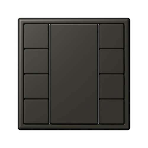  Les Couleurs® Le Corbusier KNX кнопочный модуль F 50 с четырьмя парами кнопок ombre naturelle 59 Jung LC504TSA4320R