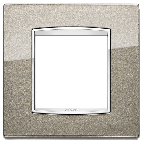  Рамка Eikon Chrome Classica Титан металлик 2 модуля Vimar 20642.C08