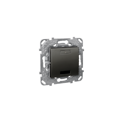  2-кноп. выключатель с led, ик-приемн., графит Schneider Electric MGU5.532.12