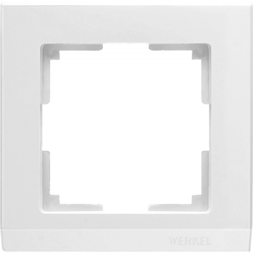 Рамка на 1 пост (белый) Stark Werkel a028921 WL04-Frame-01-white