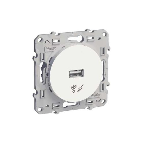  USB розетка белый Odace Schneider Electric S52R408