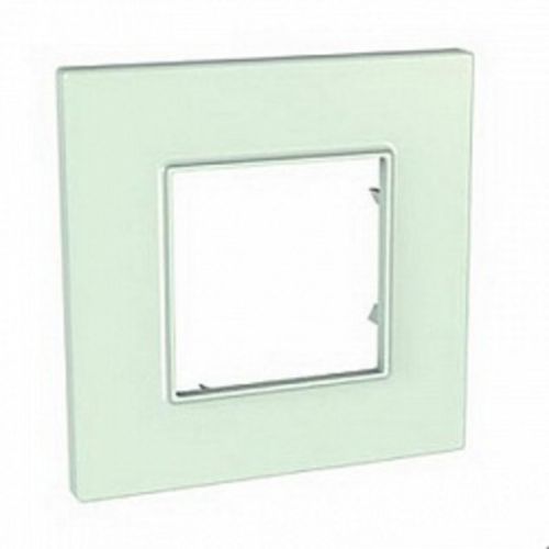  Рамка Unica Quadro Матовое Стекло 1-постовая Schneider Electric MGU2.702.17