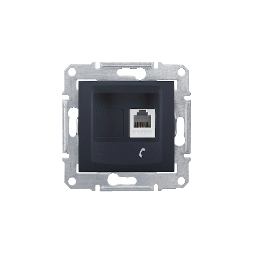  Телеф. розетка, графит Schneider Electric SDN4101170
