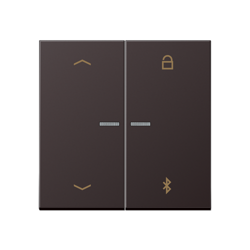  Dark Таймер универсальный Bluetooth «стрелки» Jung LS серия AL1751PBTD