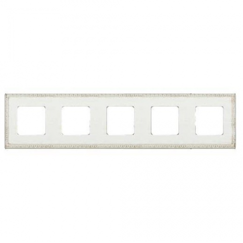  Рамка Provence White Decape 5-постовая Fede FD01215BD