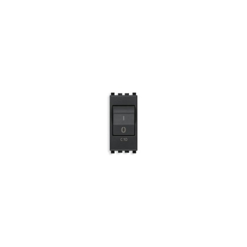  Выключатель термомагнитный 1p+n c10 120-230v Vimar Eikon 20405.10
