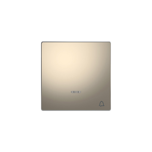  D-life клавиша с линзой для led модуля, сим. звонок, никель Merten MTN3325-6050