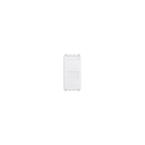  Розетка rj45 с крышкой cat6 utp 110 , белая Vimar Eikon 20337.6.B