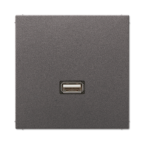  Плата гнезда USB, антрацит Jung MAAL1122AN