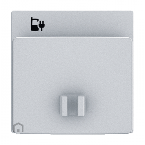  (6478-83-500), Плата центральная (накладка) 6478-83 для блока питания micro USB - 6474 U, Future, серебристый алюминий, ABB 6400-0-0017