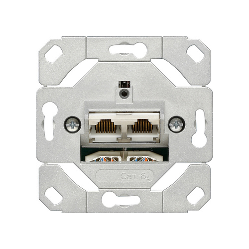  Сет. роз. 2-местн. Cat.6A IEEE 802.3an Вставка Gira 245200