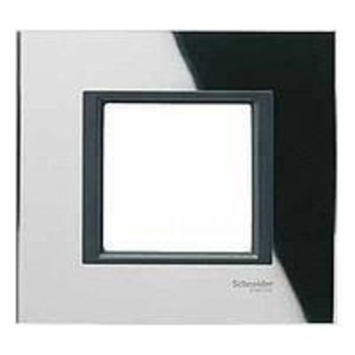  Рамка Unica Class Черное стекло 1-постовая Schneider Electric MGU68.002.7C1