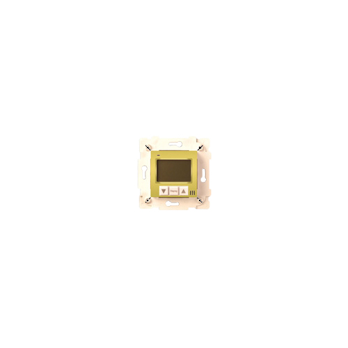  Термостат для теплых полов , цвет beige + brass front cover bright gold FEDE FD18000OB-A