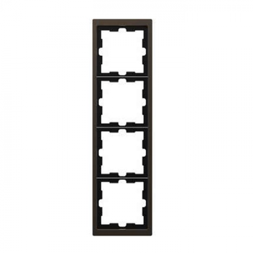  Рамка D-Life Мокко 4-постовая Merten MTN4040-6552