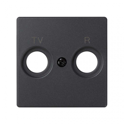  Накладка на розетку R-TV+SAT, S82, S82N, S82 Detail, графит Simon 82053-38