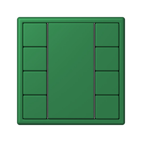 Les Couleurs® Le Corbusier KNX кнопочный модуль F 50 с четырьмя парами кнопок vert fonce Jung LC504TSA32050