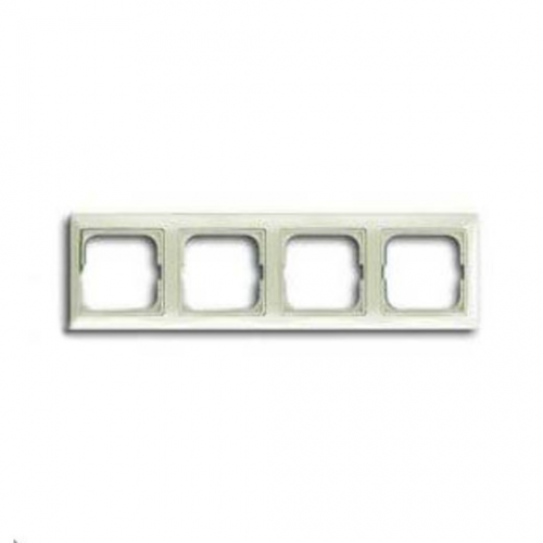 Рамка Basic 55 Chalet-white 4-постовая ABB 2514-96-507