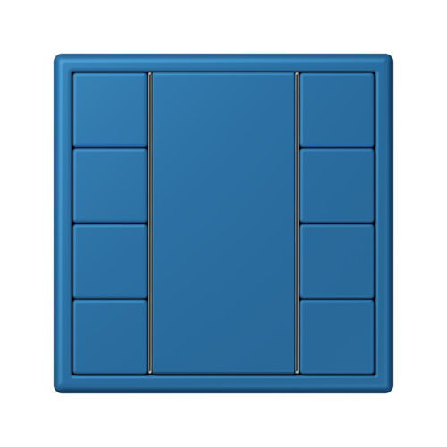  Les Couleurs® Le Corbusier KNX кнопочный модуль F 50 с четырьмя парами кнопок bleu ceruleen 31 Jung LC504TSA32030