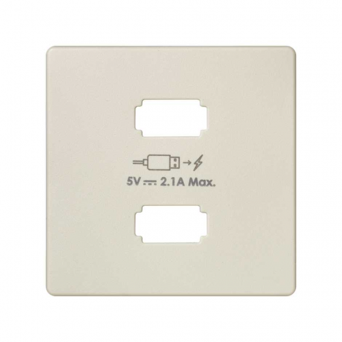  Накладка для зарядного устройства 2*USB, S82, S82N, S82 Detail, слоновая кость Simon 8211096-031