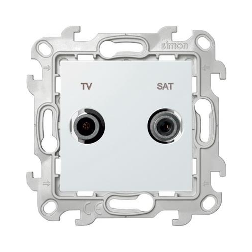  Розетка TV-SAT оконечная, бел Simon 24 2410486-030