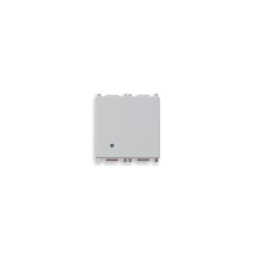  Переключатель 1p 16ax 2 модуля, серебро Vimar Plana 14005.2.SL