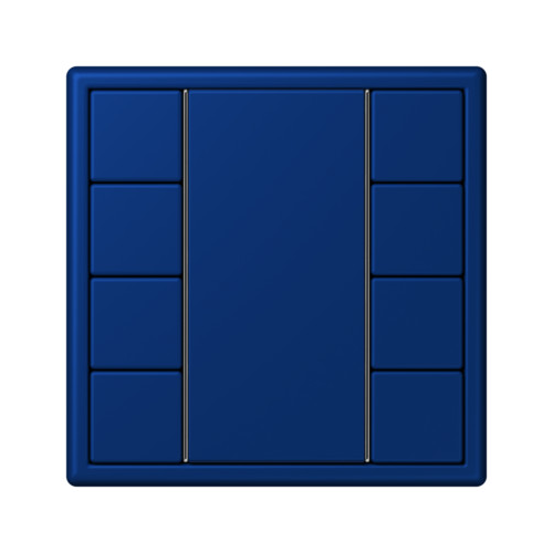  Les Couleurs® Le Corbusier KNX кнопочный модуль F 50 с четырьмя парами кнопок bleu outremer fonce Jung LC504TSA4320T