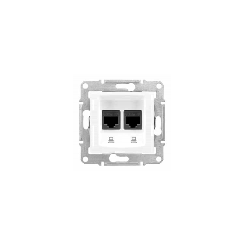  Компьют. розетка 2 поста. белый Schneider Electric SDN5000121