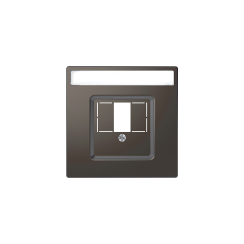  D-life центральная накладка для tae/audio/usb, антрацит Merten MTN4250-6034