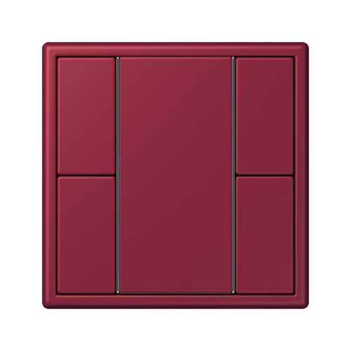  Les Couleurs® Le Corbusier KNX кнопочный модуль F 50 с двумя парами кнопок le rubis Jung LC502TSA4320M