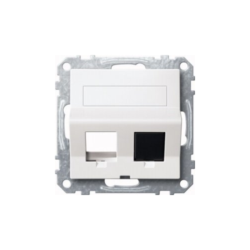  Наклонная цплата для keystone RJ45 белый Merten MTN4568-0319