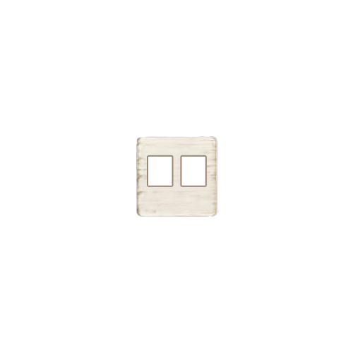  Монтажная плата для 2-х инф. разъемов RJ-45 бежевый, цвет White Decape FEDE FD04318BD-A