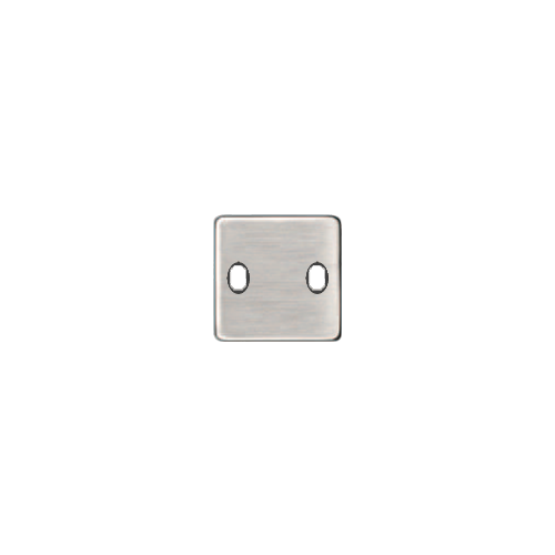  Латунная накладка под 2 тумблера , цвет Antic Silver+black FEDE FD04321AS-M