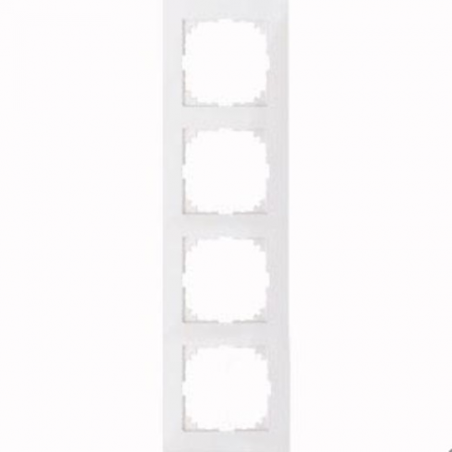  Рамка M-Pure Полярный белый 4-постовая Merten MTN4040-3619