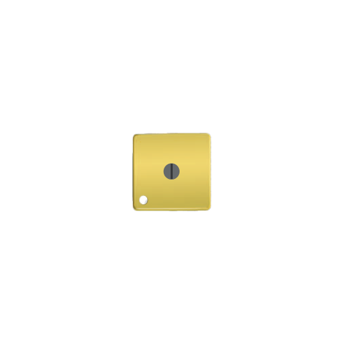  Поворотный выключатель "с двух мест" с лампой подсветки, цвет Bright Gold FEDE FD03121-OB